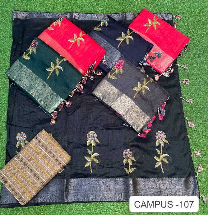 Campus 107 By Kalpatru Kashmiri Silk Designer Sarees Wholesale Shop In Surat